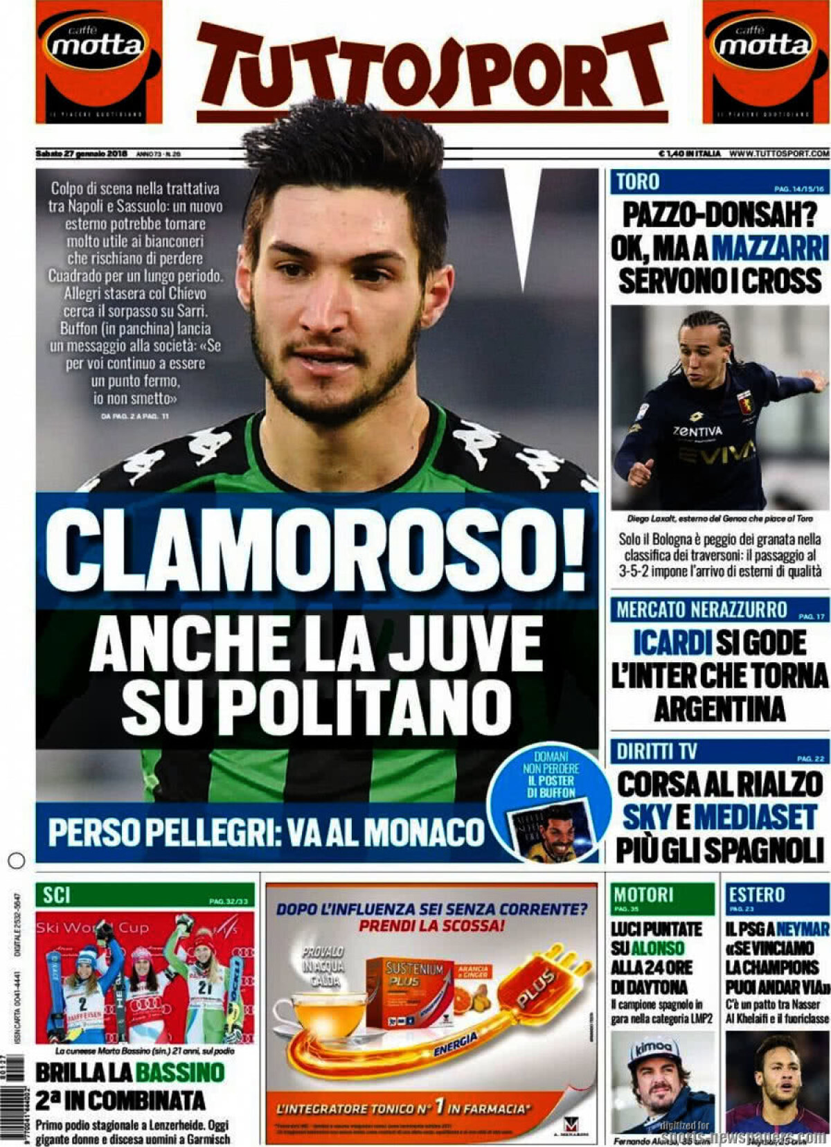 Ce scriu azi ziarele de sport din lume (27 ianuarie 2018)