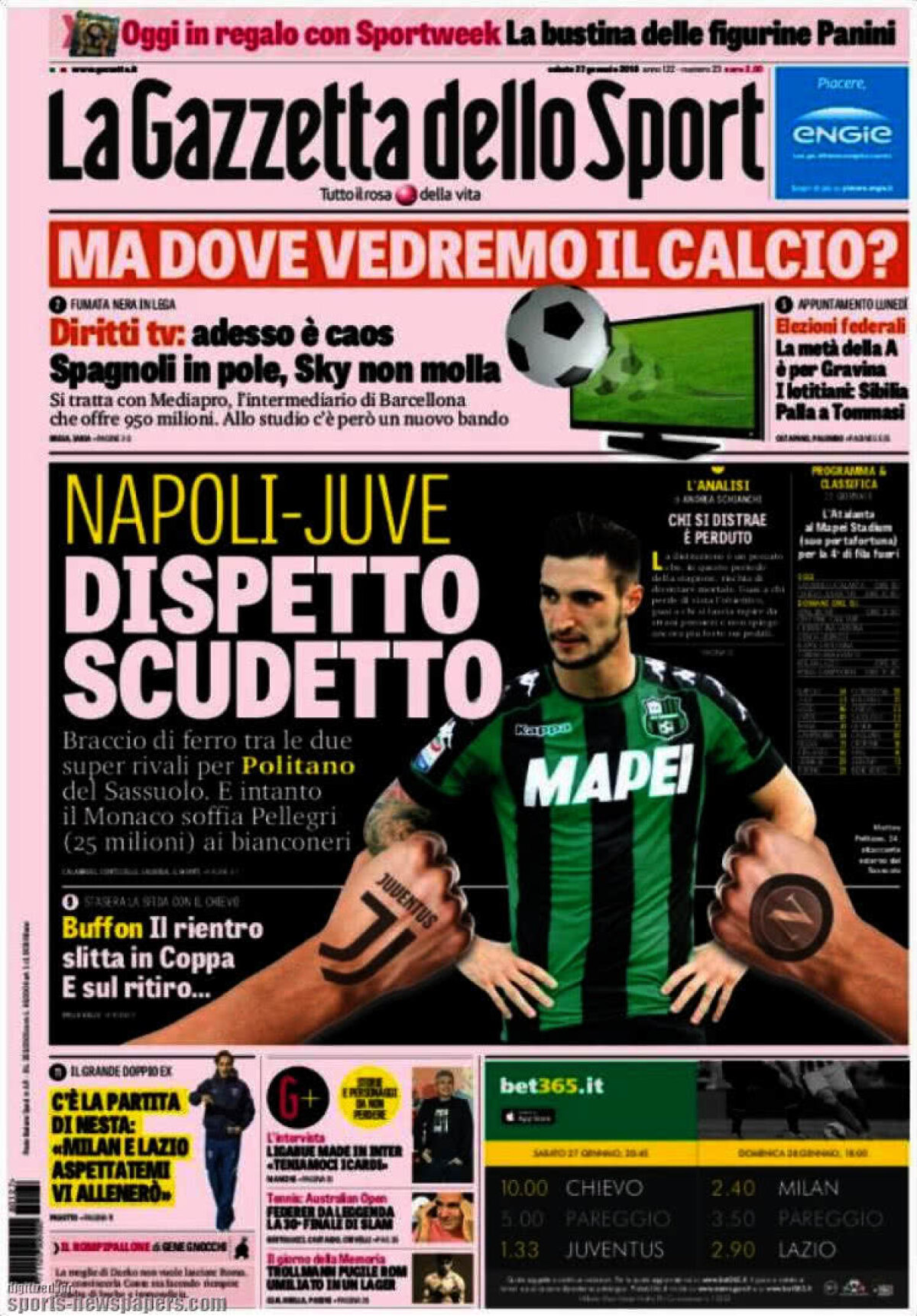 Ce scriu azi ziarele de sport din lume (27 ianuarie 2018)