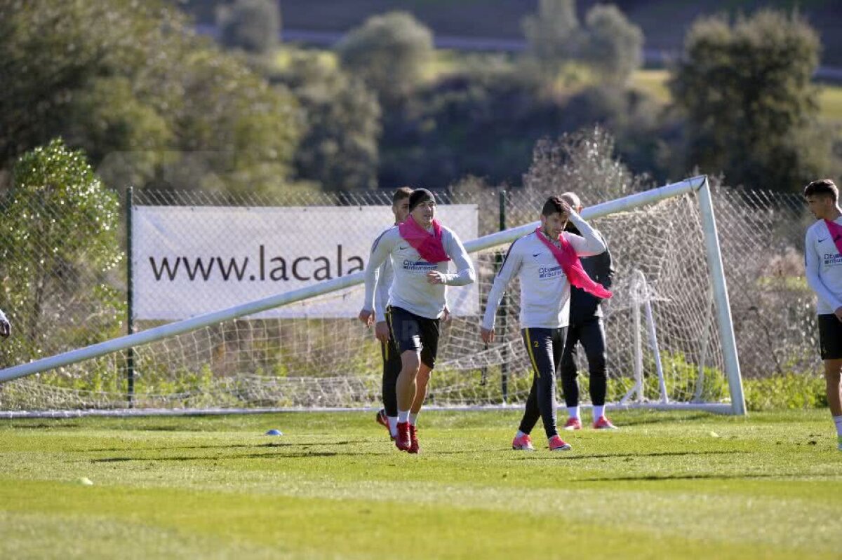 FOTO EXCLUSIV S-a oprit din antrenament pentru a se uita la finala Halep - Wozniacki 