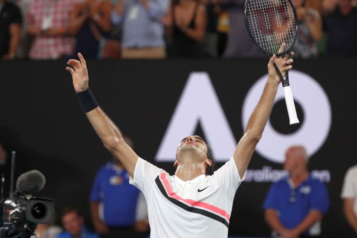 GALERIE FOTO 20GER Federer! » Elvețianul s-a impus în 5 seturi în finala de la Australian Open cu Marin Cilici și a ajuns la 20 de turnee de Mare Șlem câștigate