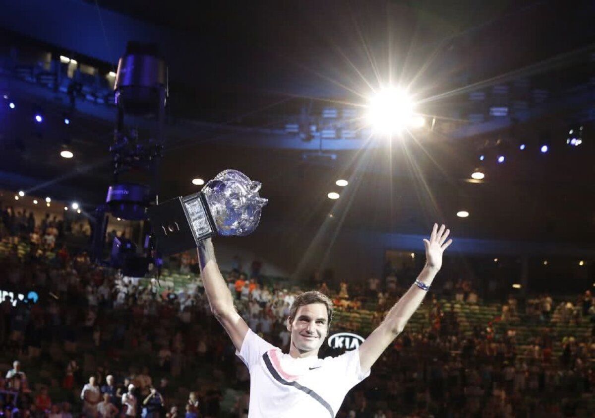 GALERIE FOTO 20GER Federer! » Elvețianul s-a impus în 5 seturi în finala de la Australian Open cu Marin Cilici și a ajuns la 20 de turnee de Mare Șlem câștigate