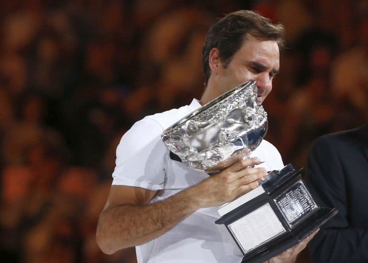 GALERIE FOTO 20GER Federer! » Elvețianul s-a impus în 5 seturi în finala de la Australian Open cu Marin Cilici și a ajuns la 20 de turnee de Mare Șlem câștigate