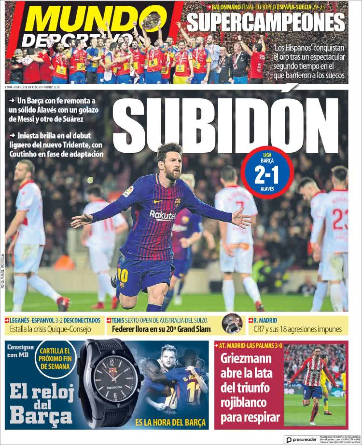 Ce scriu azi ziarele de sport din lume (29 ianuarie 2018)