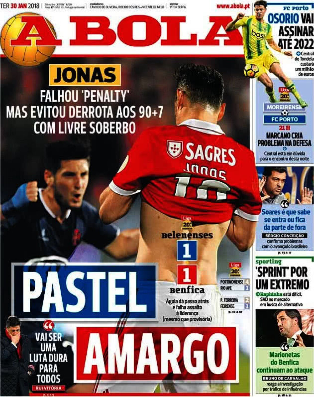 Ce scriu azi ziarele de sport din lume (30 ianuarie 2018)