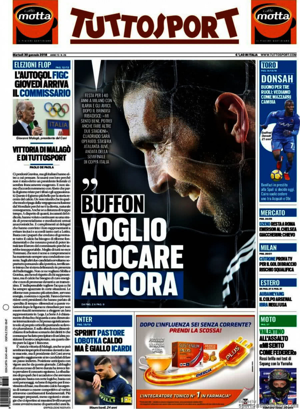 Ce scriu azi ziarele de sport din lume (30 ianuarie 2018)