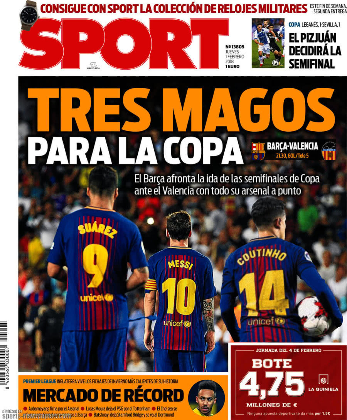 Ce scriu azi ziarele de sport din lume (1 februarie 2018)