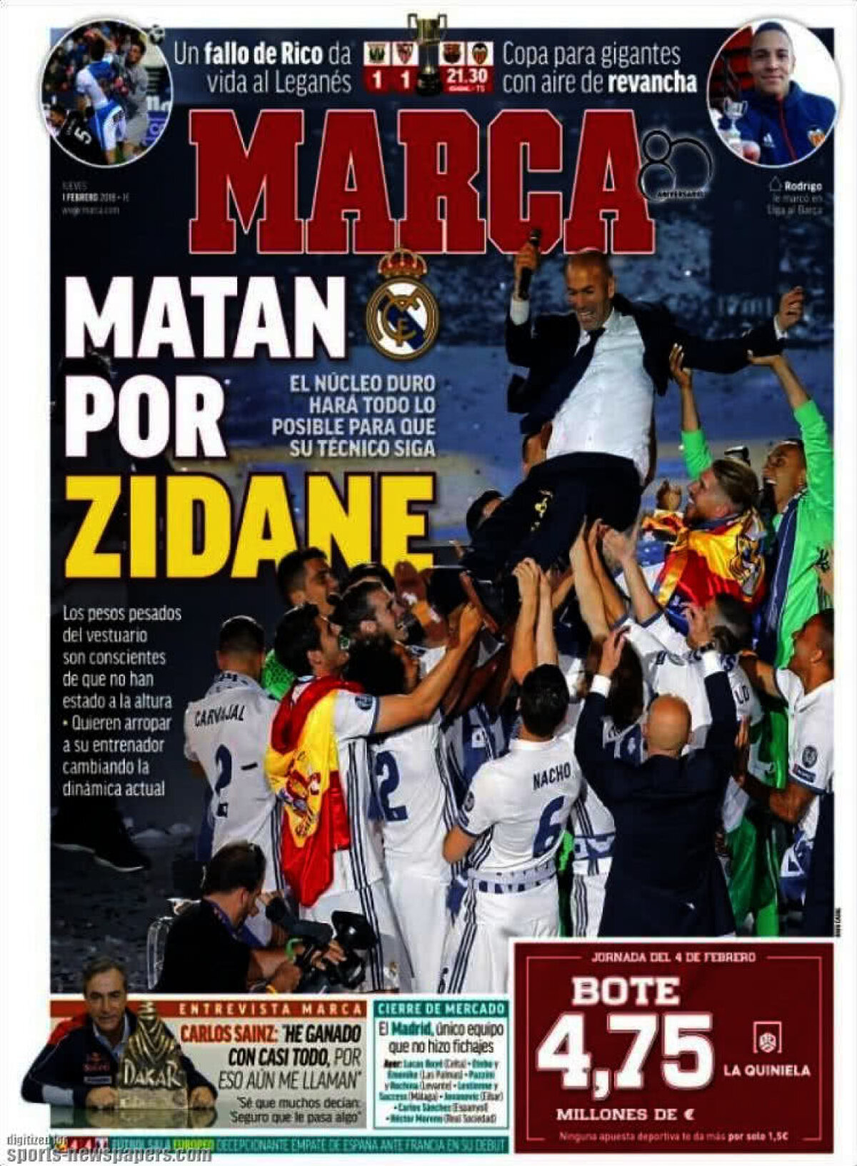 Ce scriu azi ziarele de sport din lume (1 februarie 2018)