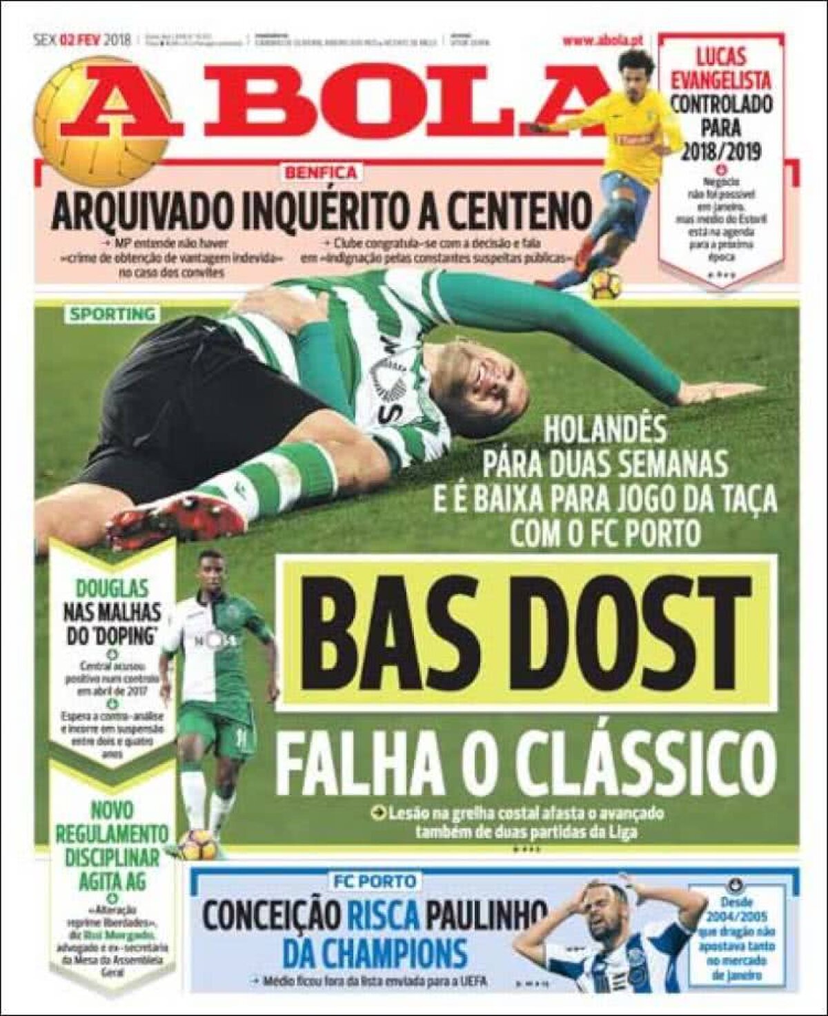 Ce scriu azi ziarele de sport din lume (2 februarie 2018)