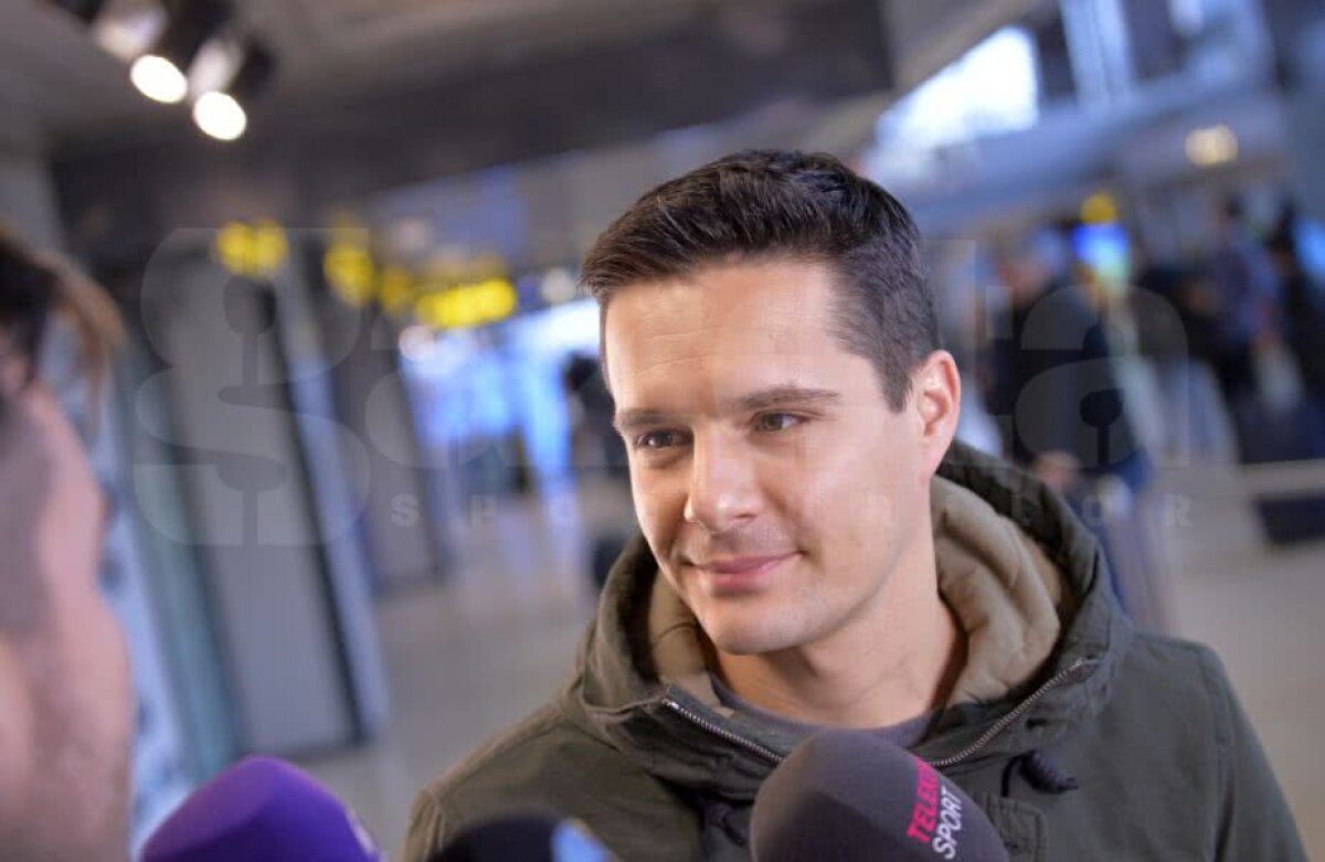 FOTO Primele declarații ale lui Palici la revenirea în România: "Echipa asta înseamnă mult pentru mine, mi-au lipsit suporterii"