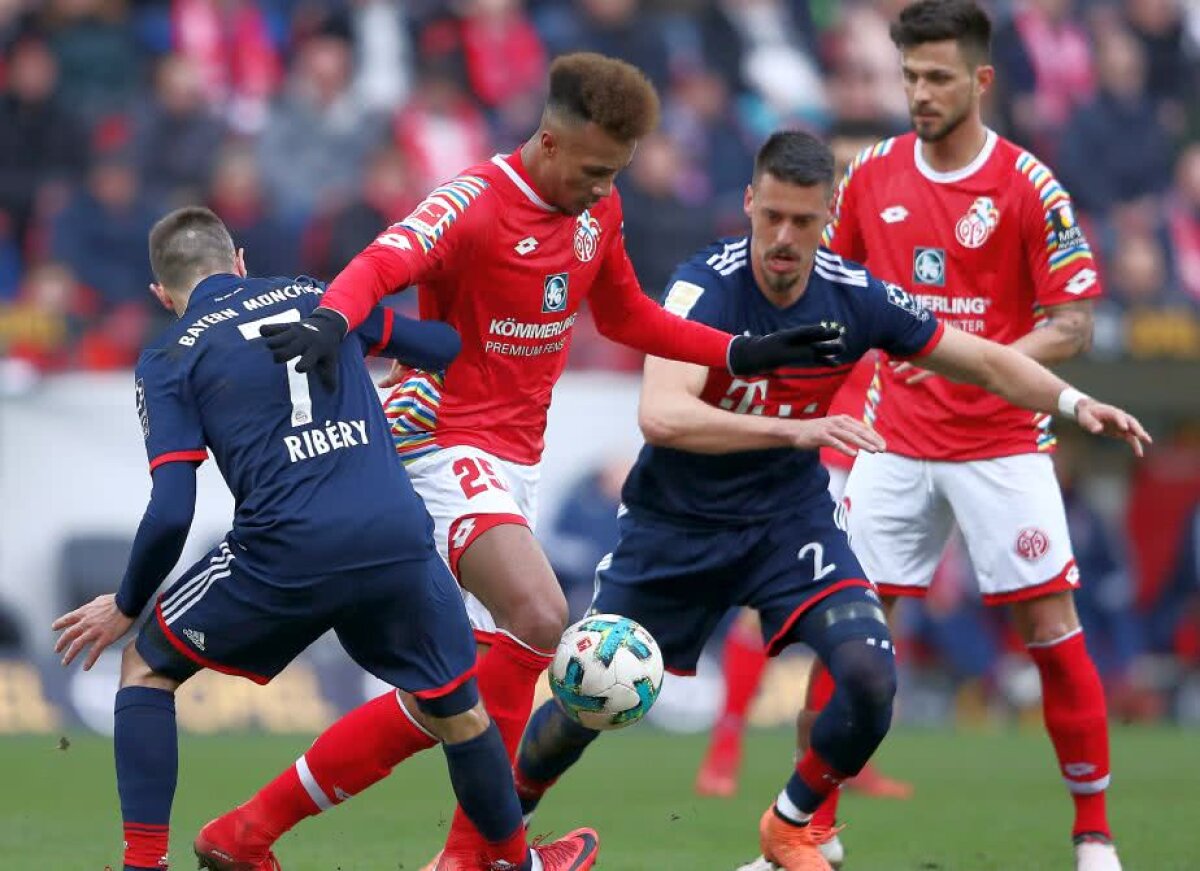 VIDEO + FOTO Cu Maxim titular, Mainz a fost neputincioasă în fața lui Bayern » Toate rezultatele etapei din Bundesliga