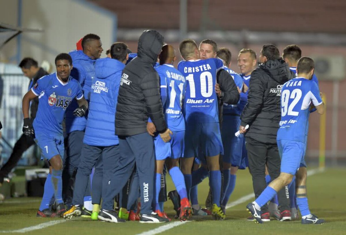 VIDEO+FOTO Primul șoc de la reluarea Ligii 1: rezultat total neașteptat în Voluntari - Poli Iași! Bătălie palpitantă pentru play-off