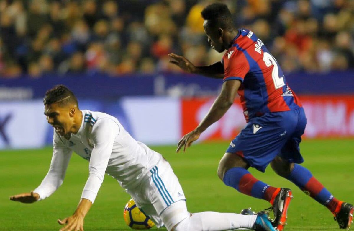 VIDEO + FOTO Continuă degringolada: Real Madrid s-a încurcat pe terenul lui Levante! Final horror pentru echipa lui Zidane