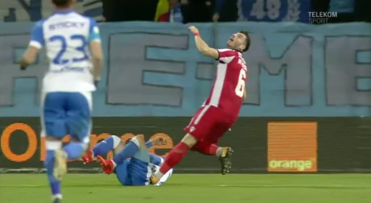 DINAMO - CS U CRAIOVA / VIDEO + FOTO Oltenii au cerut două penalty-uri în aceaași fază » Ce a decis Hațegan