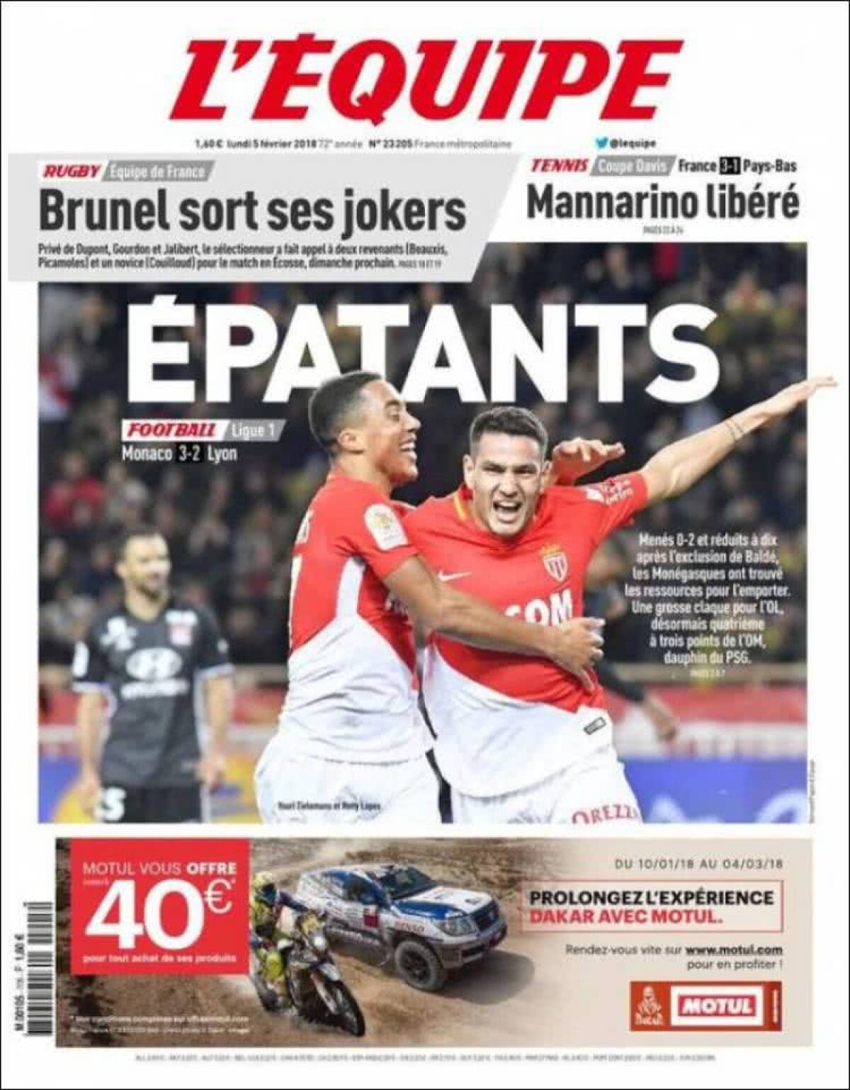 Ce scriu azi ziarele de sport din lume (5 februarie 2018)