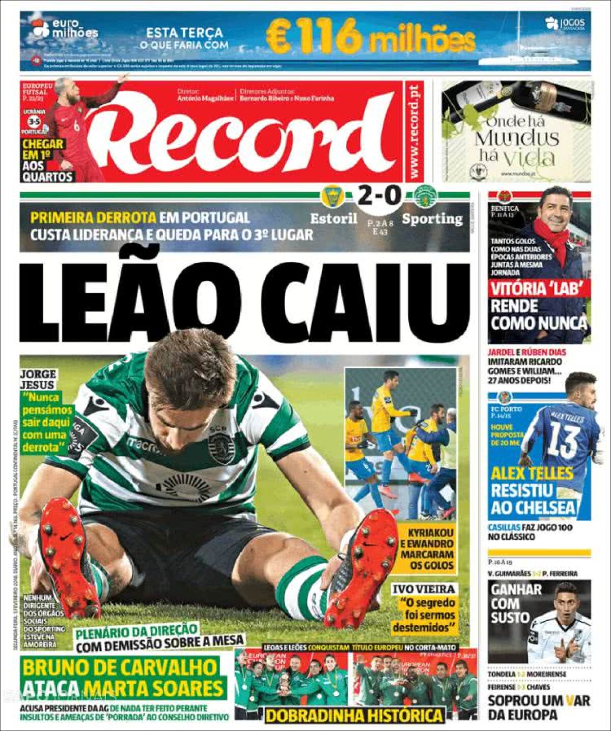 Ce scriu azi ziarele de sport din lume (5 februarie 2018)