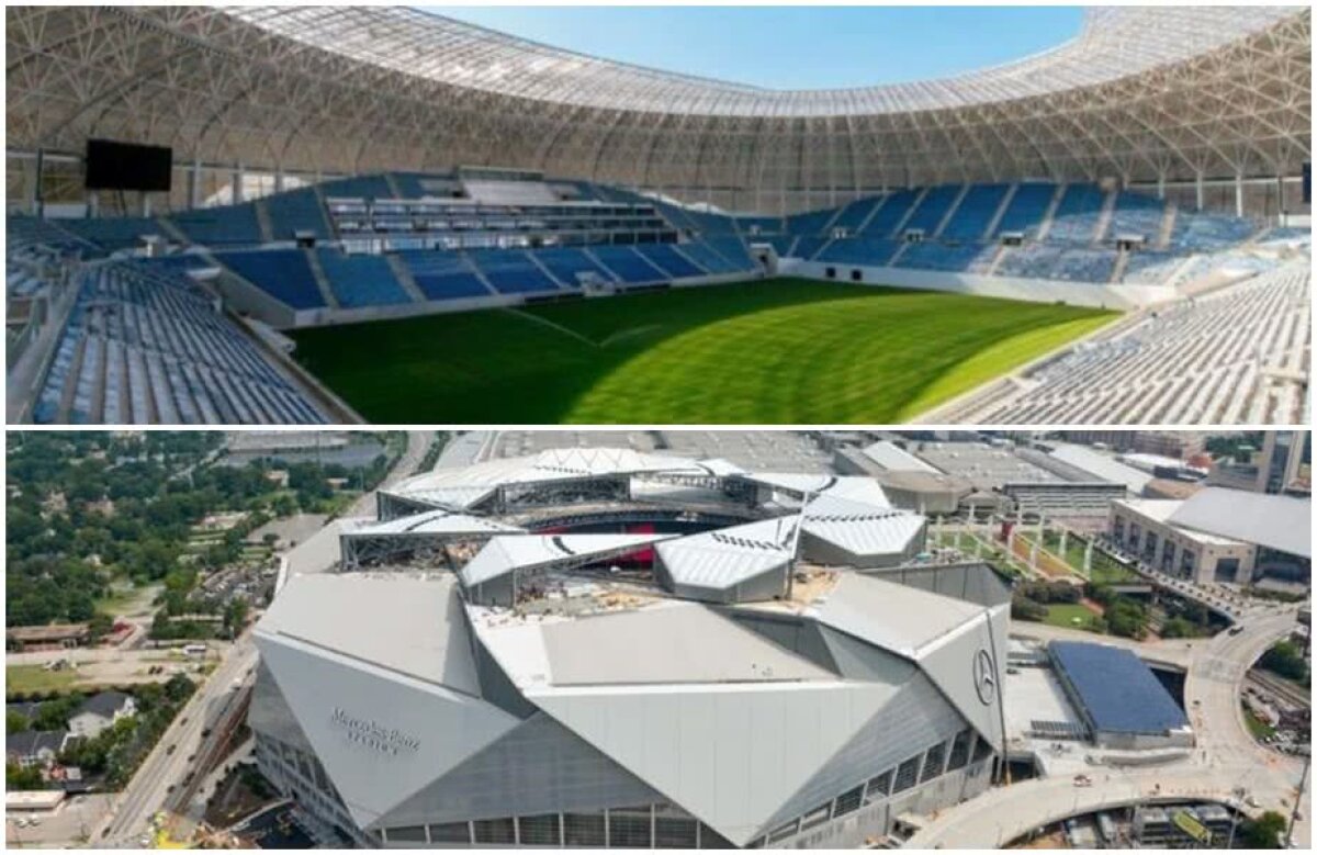 GALERIE FOTO "Ion Oblemenco" se bate cu minunea americanilor și cu arenele rușilor pentru premiul de cel mai frumos stadion al anului