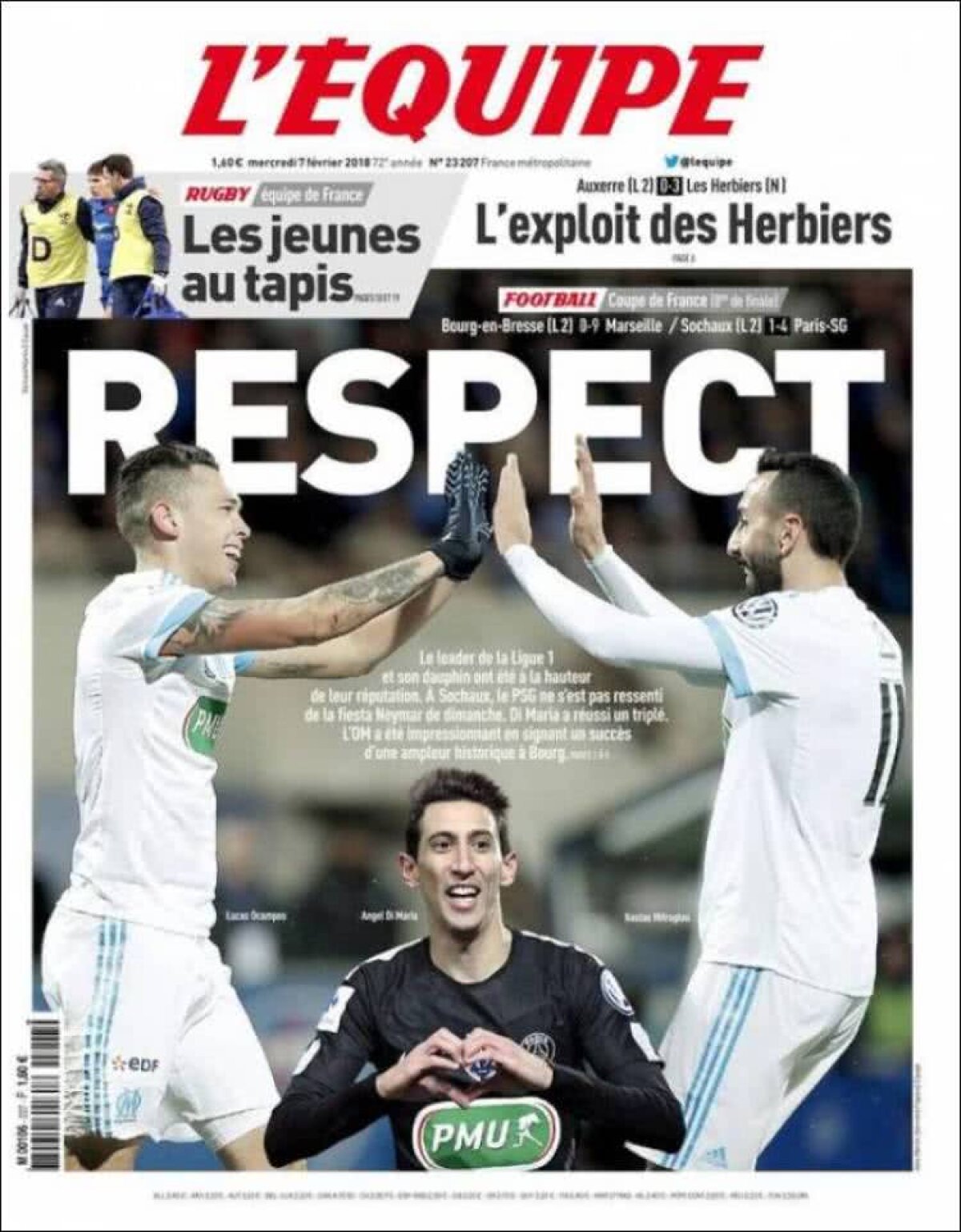 Ce scriu azi ziarele de sport din lume (7 februarie 2018)