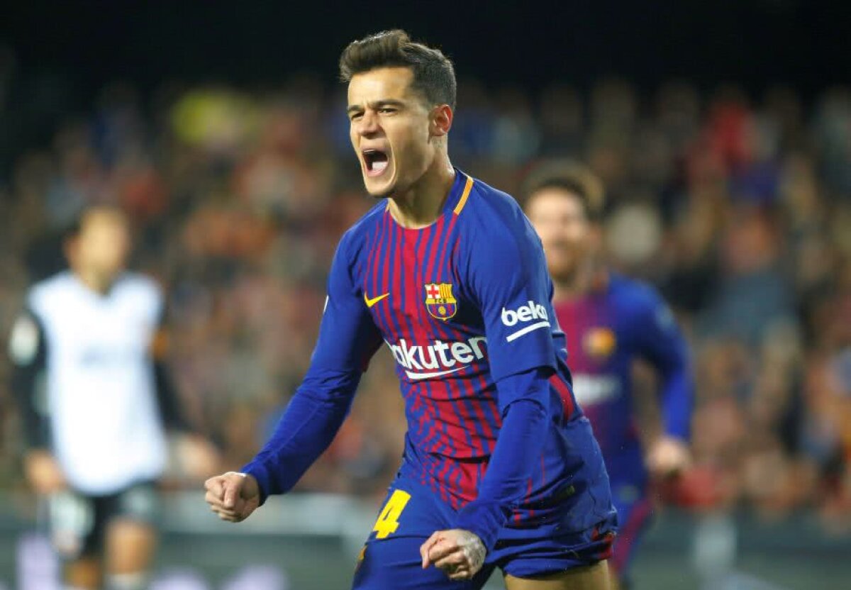 VIDEO + FOTO Coutinho reușește primul gol la Barcelona și îșl califică echipa în finala Cupei Regelui pentru a 5-a oară consecutiv!