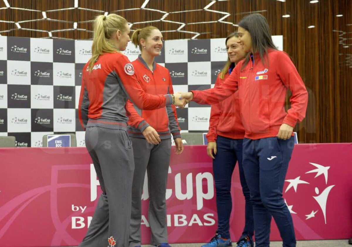 GALERIE FOTO FED CUP. S-a stabilit programul meciurilor din confruntarea România - Canada » Sorana Cîrstea joacă prima