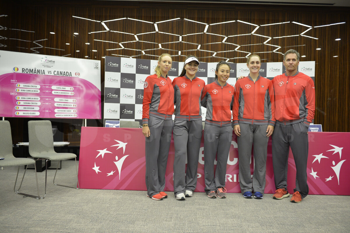 GALERIE FOTO FED CUP. S-a stabilit programul meciurilor din confruntarea România - Canada » Sorana Cîrstea joacă prima