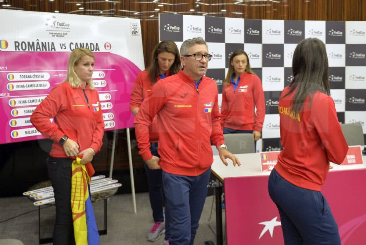 GALERIE FOTO FED CUP. S-a stabilit programul meciurilor din confruntarea România - Canada » Sorana Cîrstea joacă prima