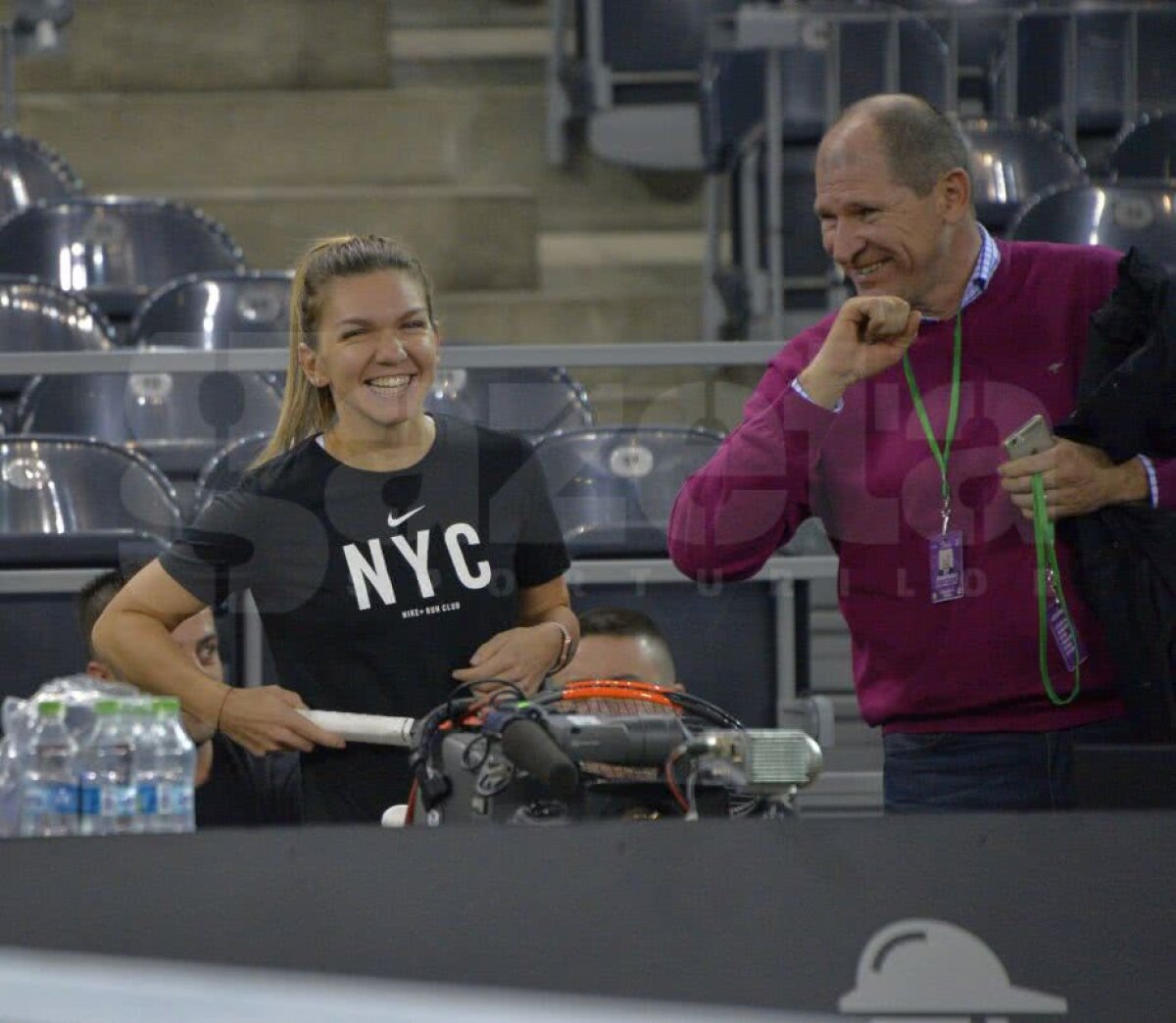 SIMONA HALEP // VIDEO+FOTO Doar Nike și doar zâmbete! Halep s-a antrenat la Cluj într-o dispoziție de zile mari