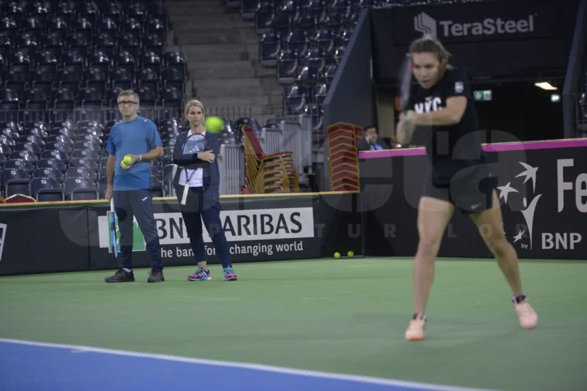 SIMONA HALEP // VIDEO+FOTO Doar Nike și doar zâmbete! Halep s-a antrenat la Cluj într-o dispoziție de zile mari