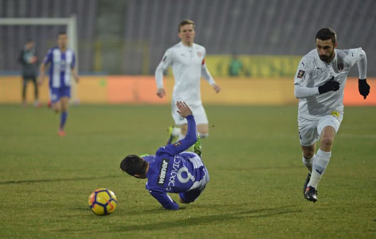 VIDEO+FOTO Goluri spectaculoase pe un stadion care stă să cadă: ACS Poli Timișoara - FC Voluntari 2-3