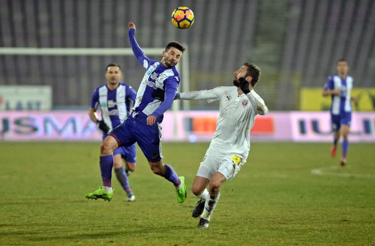 VIDEO+FOTO Goluri spectaculoase pe un stadion care stă să cadă: ACS Poli Timișoara - FC Voluntari 2-3