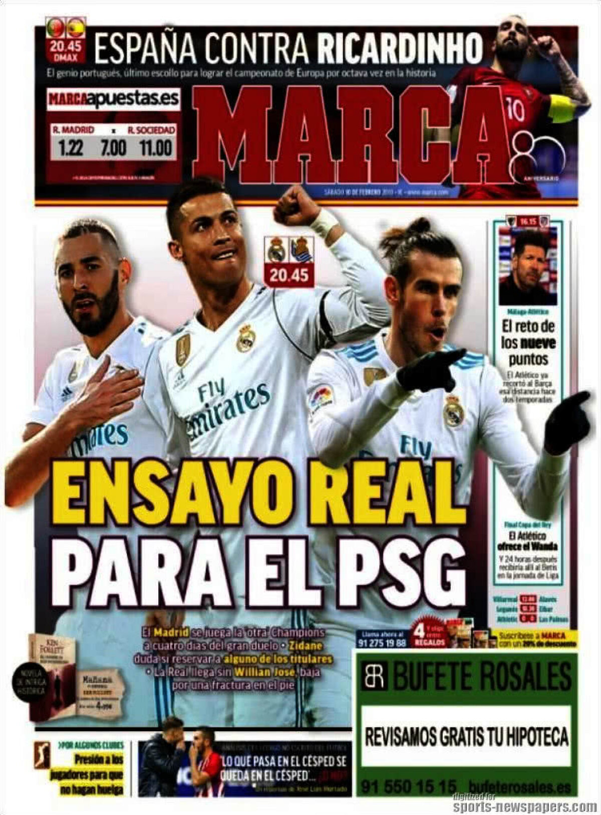 Ce scriu azi ziarele de sport din lume (10 februarie 2018)