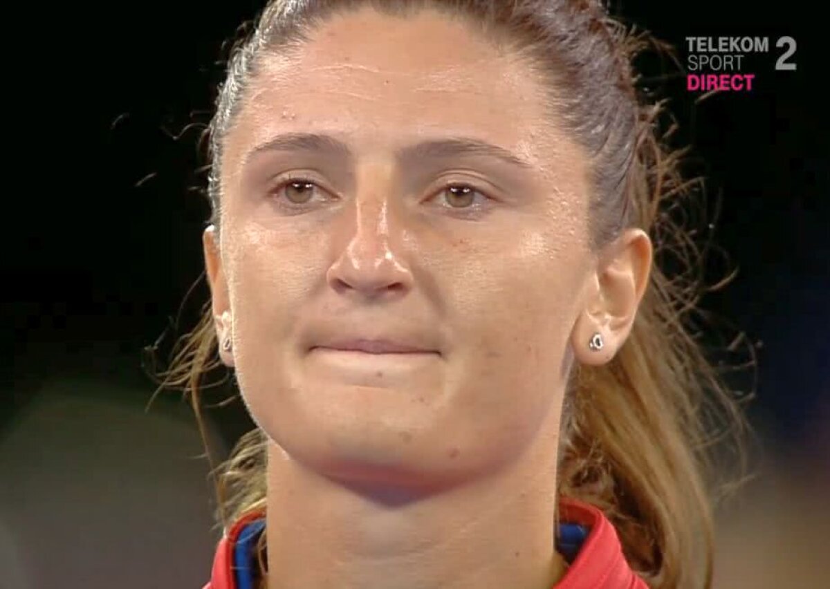 FOTO Momente emoționante înainte de România - Canada! Lacrimi pentru jucătoarele noastre la imn + Ce făcea Halep în acest timp