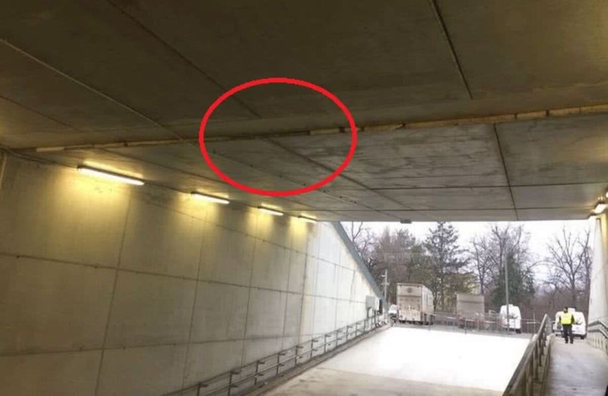 FOTO Incident la subsol! Parcarea de la Arena Națională, închisă cu câteva ore înainte de FCSB - CFR Cluj