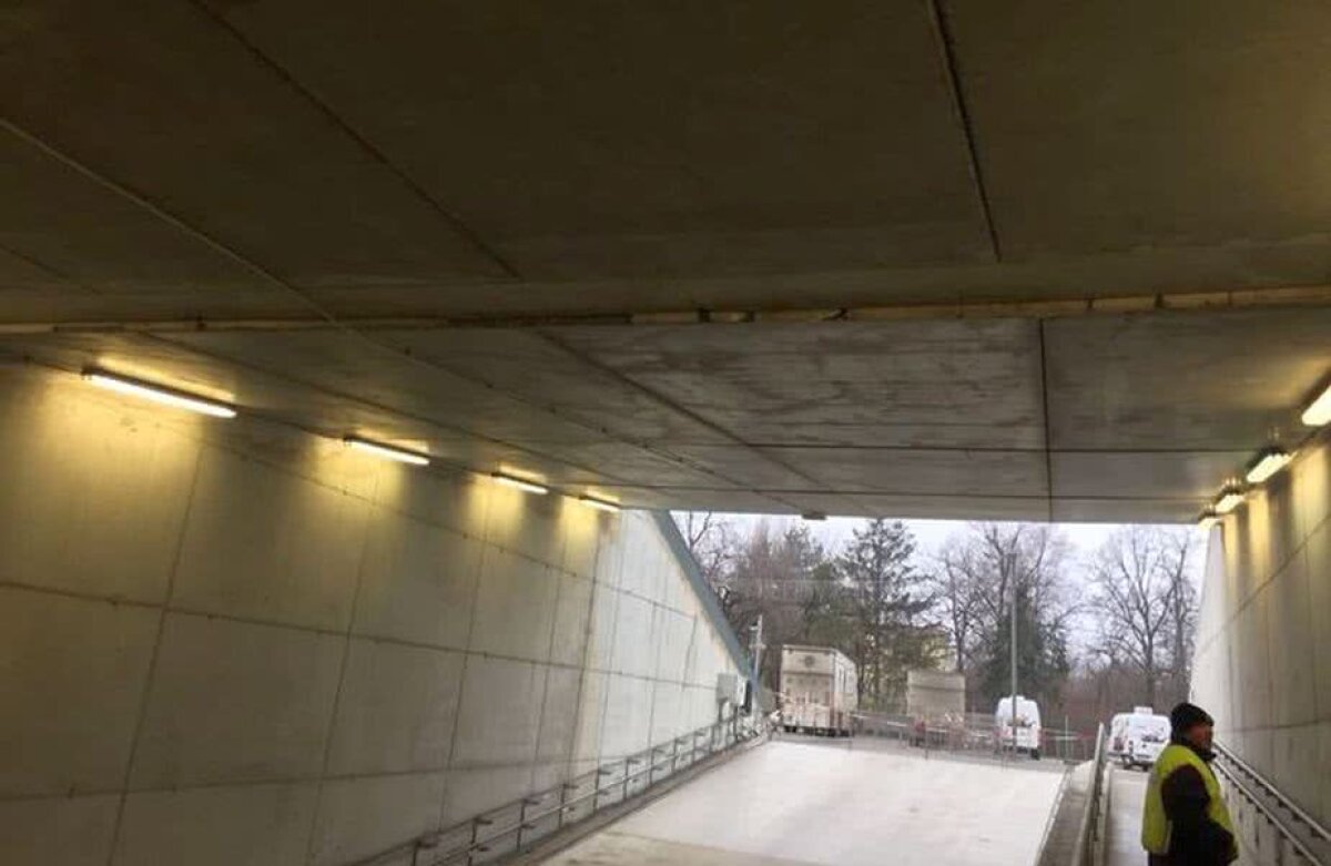 FOTO Incident la subsol! Parcarea de la Arena Națională, închisă cu câteva ore înainte de FCSB - CFR Cluj