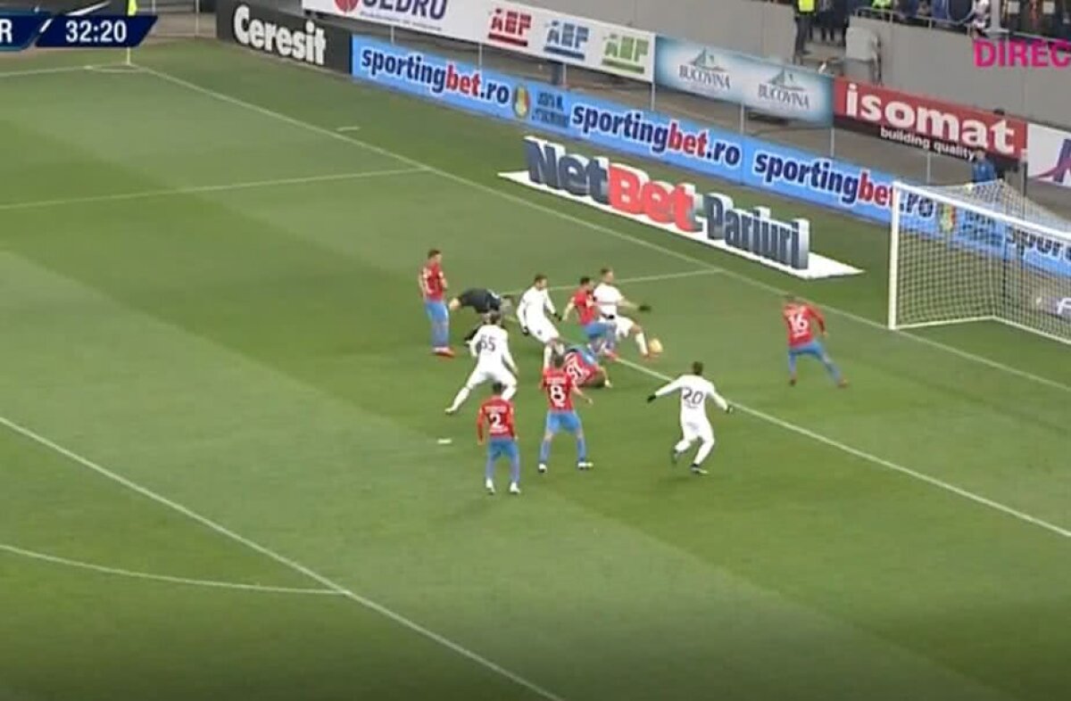 GALERIE FOTO + VIDEO "Messi al portarilor" a comis-o la primul meci mare! Gafă uriașă a lui Vlad la golul marcat de CFR Cluj