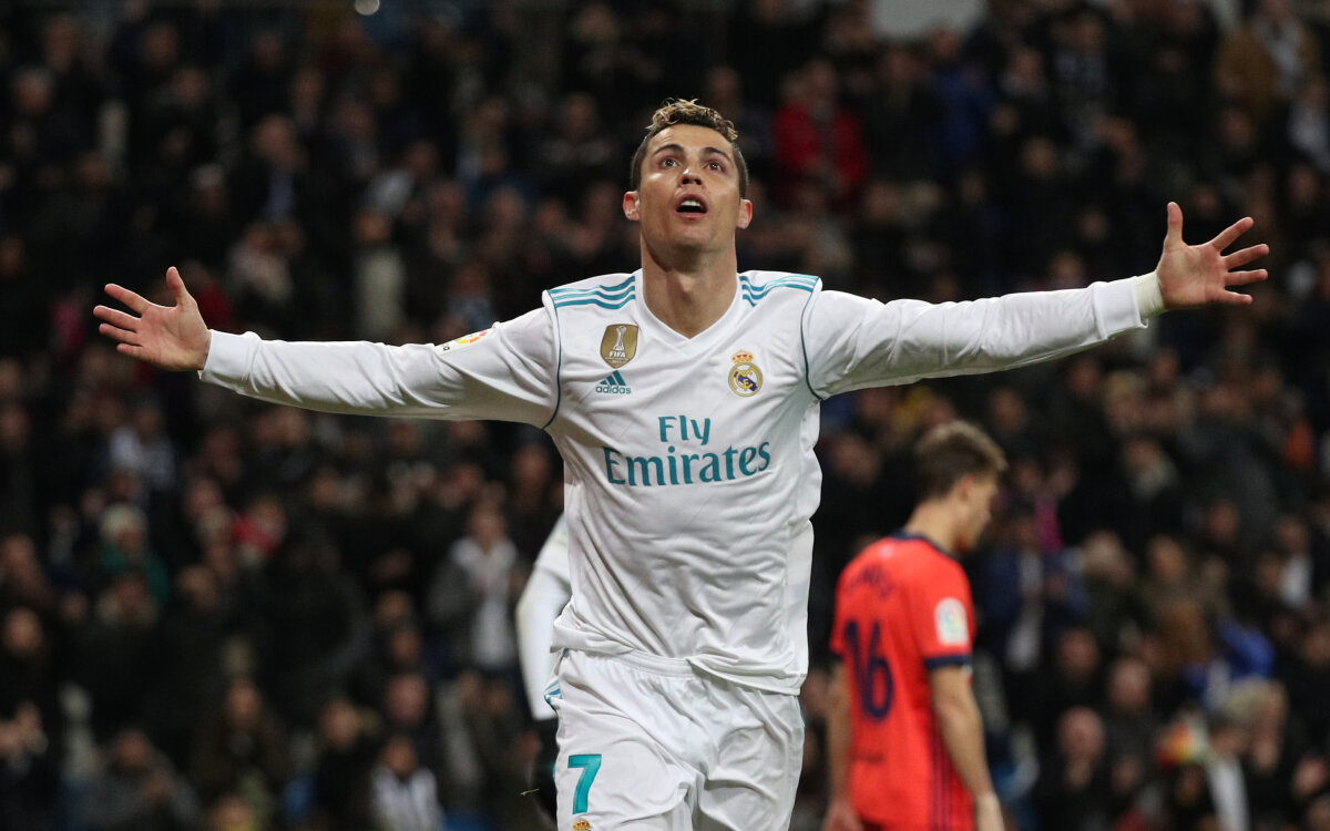 VIDEO & FOTO Descătușarea Albă » Real Madrid s-a distrat cu Real Sociedad, iar Ronaldo a marcat o triplă