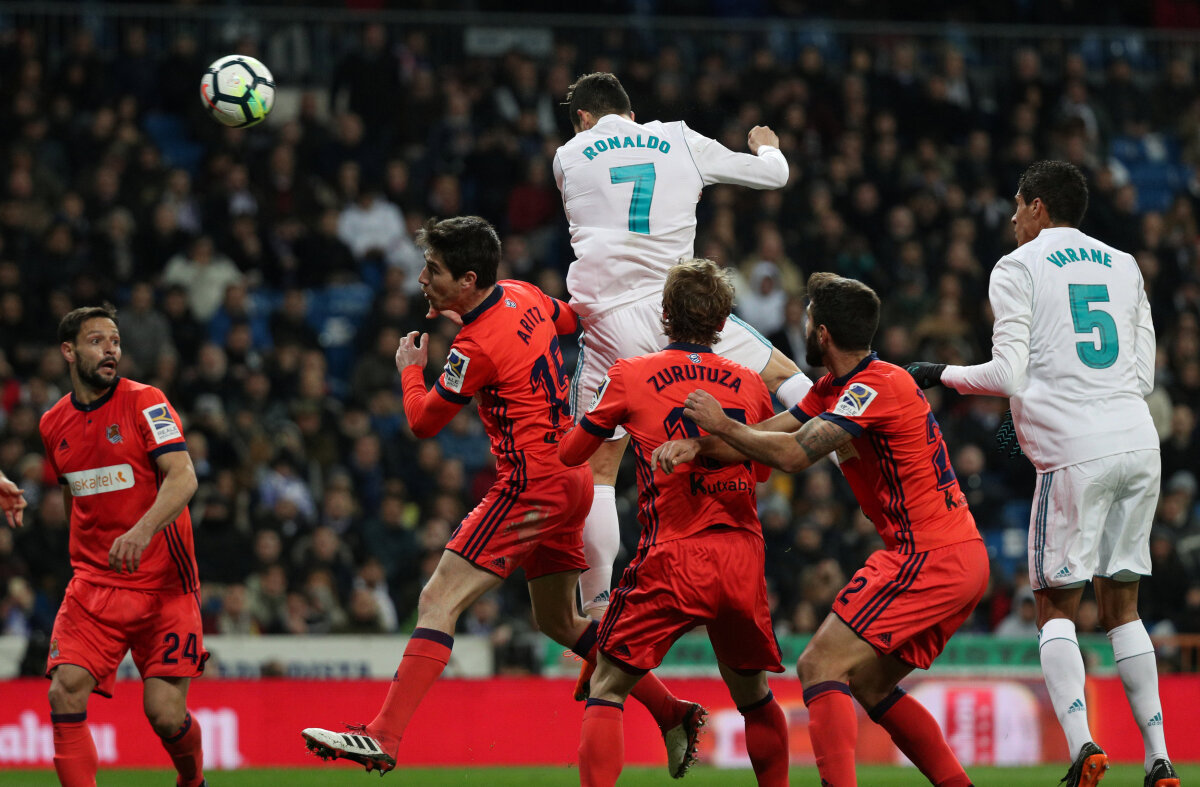 VIDEO & FOTO Descătușarea Albă » Real Madrid s-a distrat cu Real Sociedad, iar Ronaldo a marcat o triplă