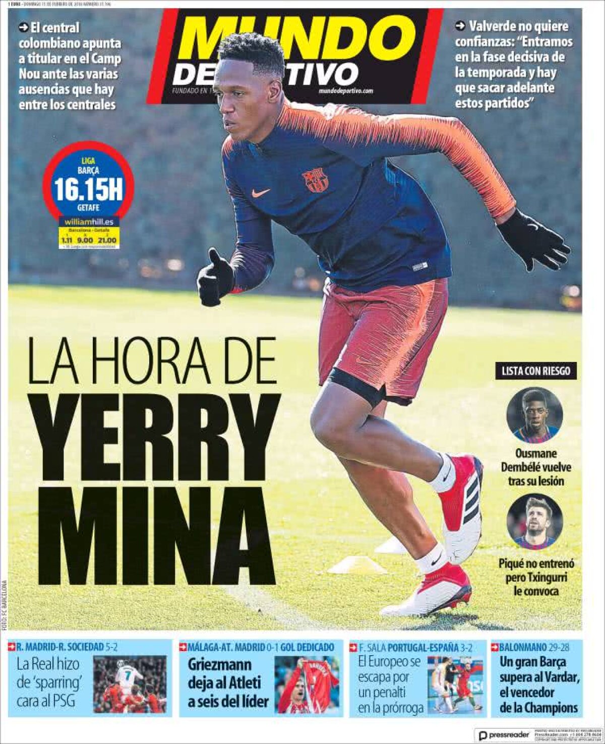 Ce scriu azi ziarele de sport din lume (11 februarie 2018)