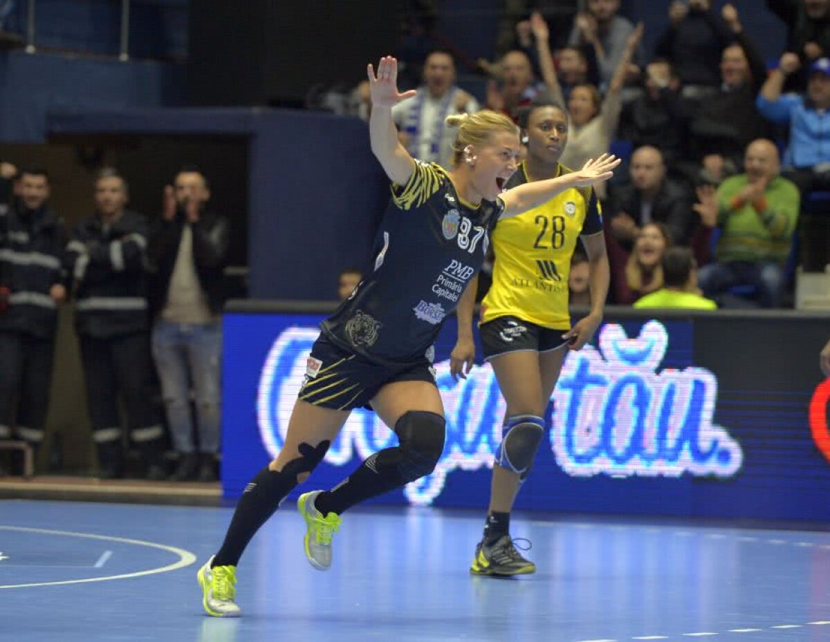 VIDEO+FOTO CSM București a remizat cu Rostov, 22-22, după un meci dramatic » "Tigroaicele" sunt calificate în "sferturile" Ligii