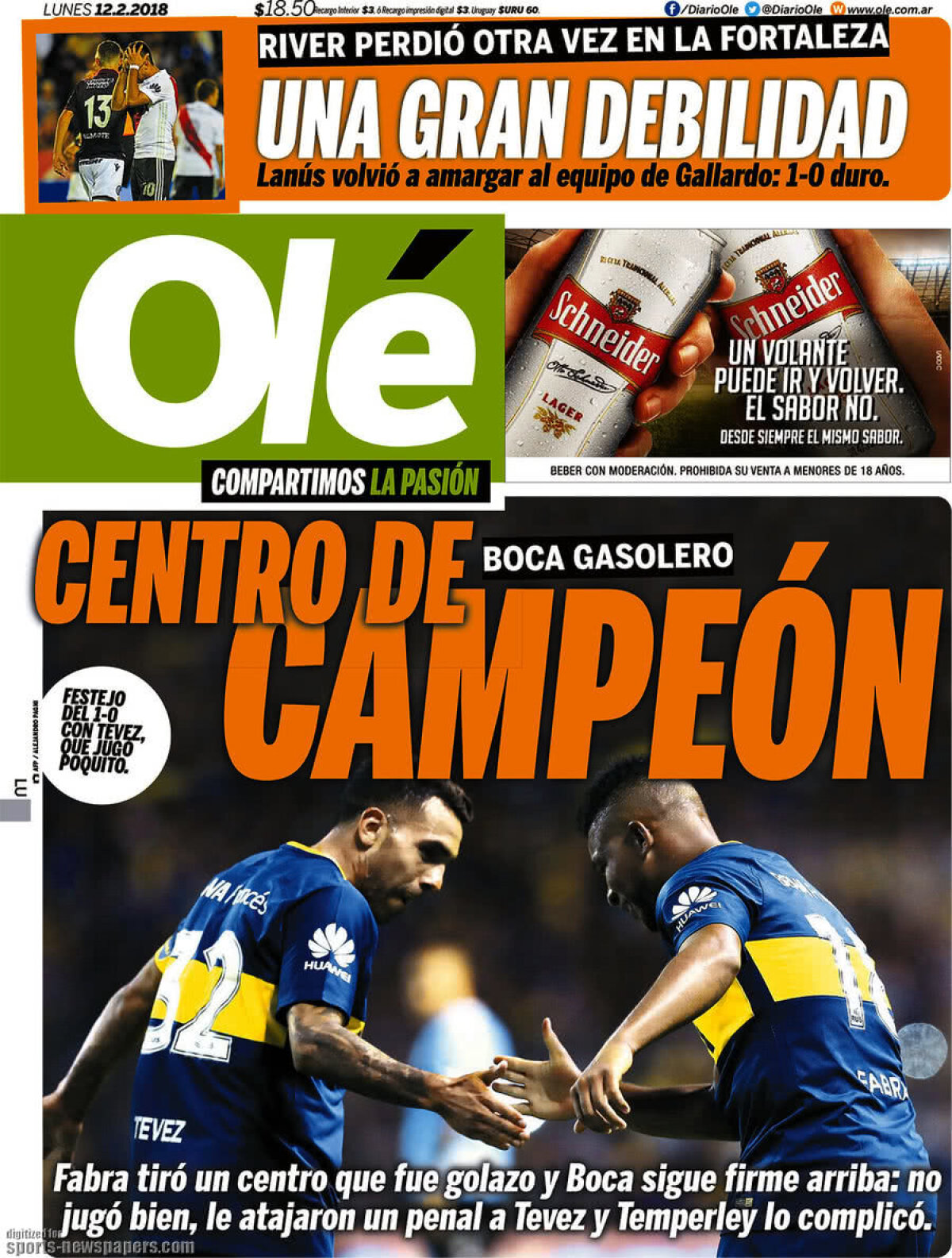 Ce scriu azi ziarele de sport din lume (12 februarie 2018)