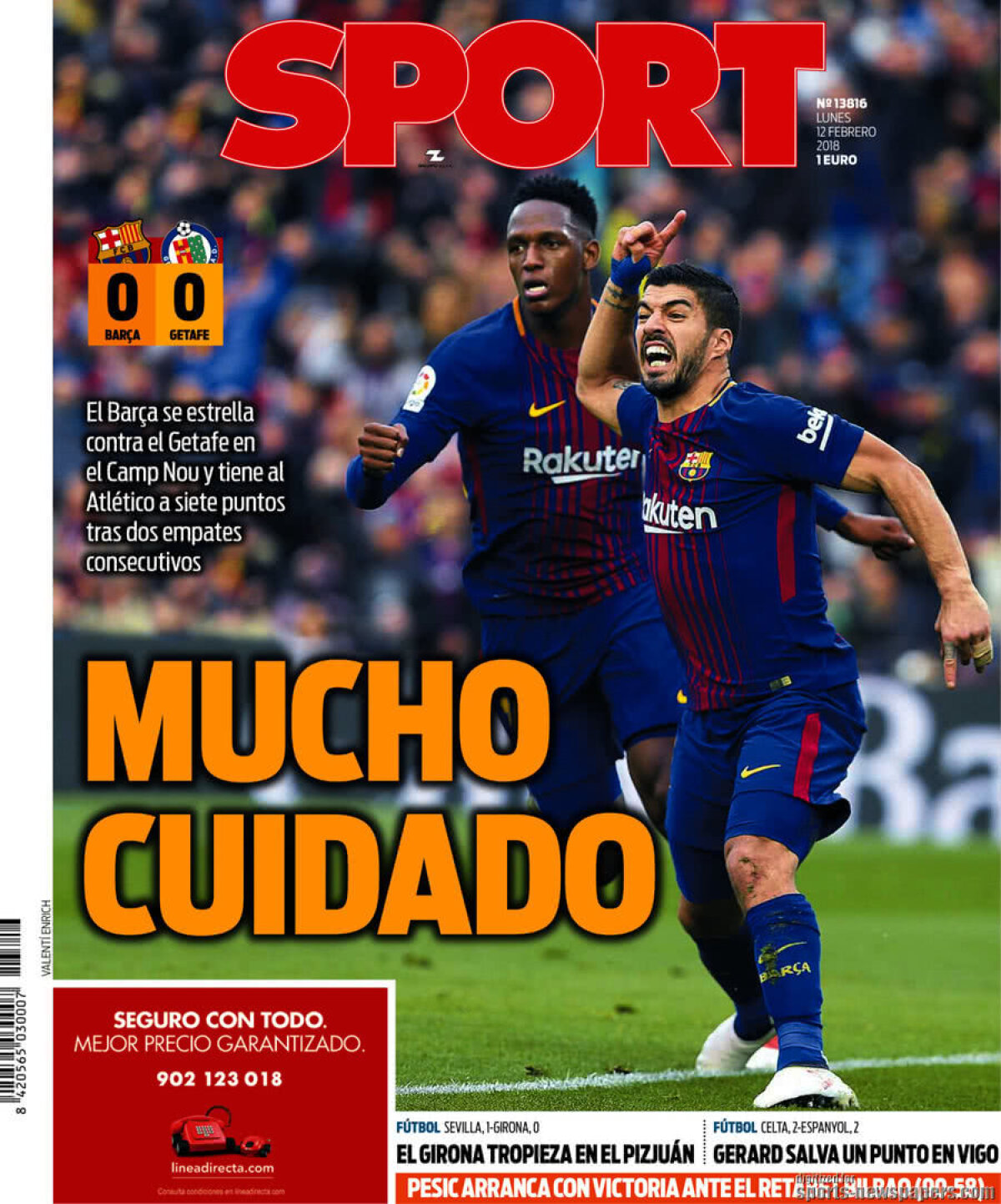 Ce scriu azi ziarele de sport din lume (12 februarie 2018)