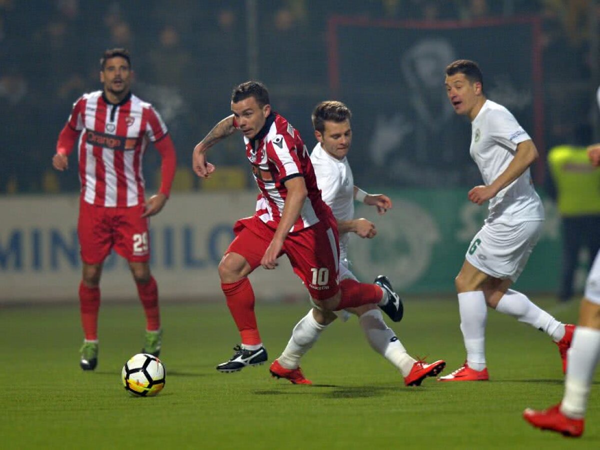 VIDEO+FOTO » Dinamo a trăit periculos meciul cu Chiajna! "Câinii" au învins într-un meci cu 7 goluri și au urcat pe loc de play-off