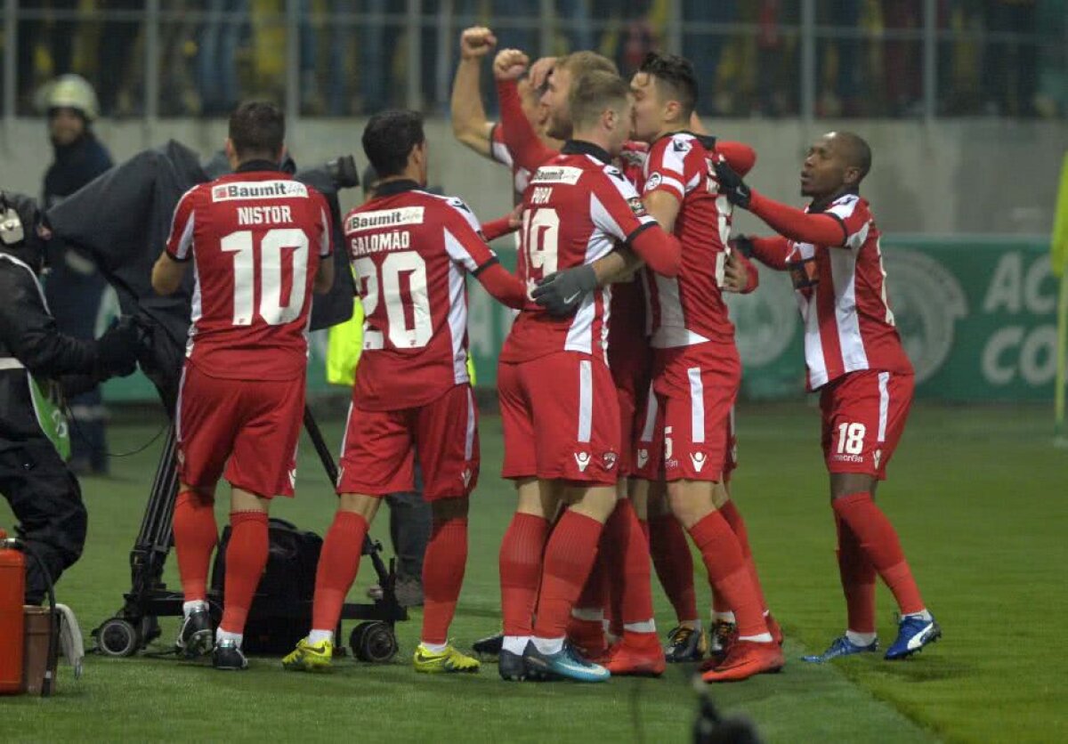 VIDEO+FOTO » Dinamo a trăit periculos meciul cu Chiajna! "Câinii" au învins într-un meci cu 7 goluri și au urcat pe loc de play-off