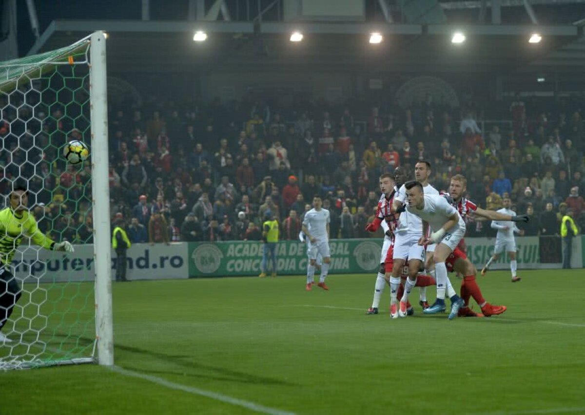 VIDEO+FOTO » Dinamo a trăit periculos meciul cu Chiajna! "Câinii" au învins într-un meci cu 7 goluri și au urcat pe loc de play-off