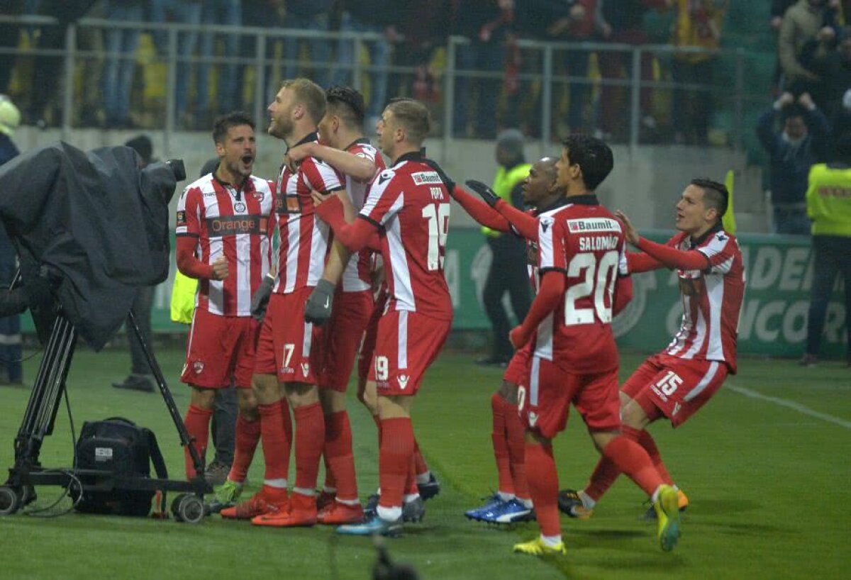 VIDEO+FOTO » Dinamo a trăit periculos meciul cu Chiajna! "Câinii" au învins într-un meci cu 7 goluri și au urcat pe loc de play-off