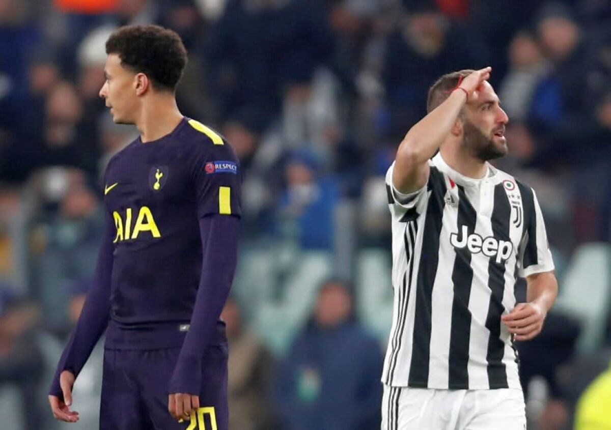 OPTIMILE LIGII CAMPIONILOR // VIDEO + FOTO Thriller la Torino: Juventus a avut 2-0 și penalty, dar Tottenham are prima șansă la retur! City s-a distrat în Elveția