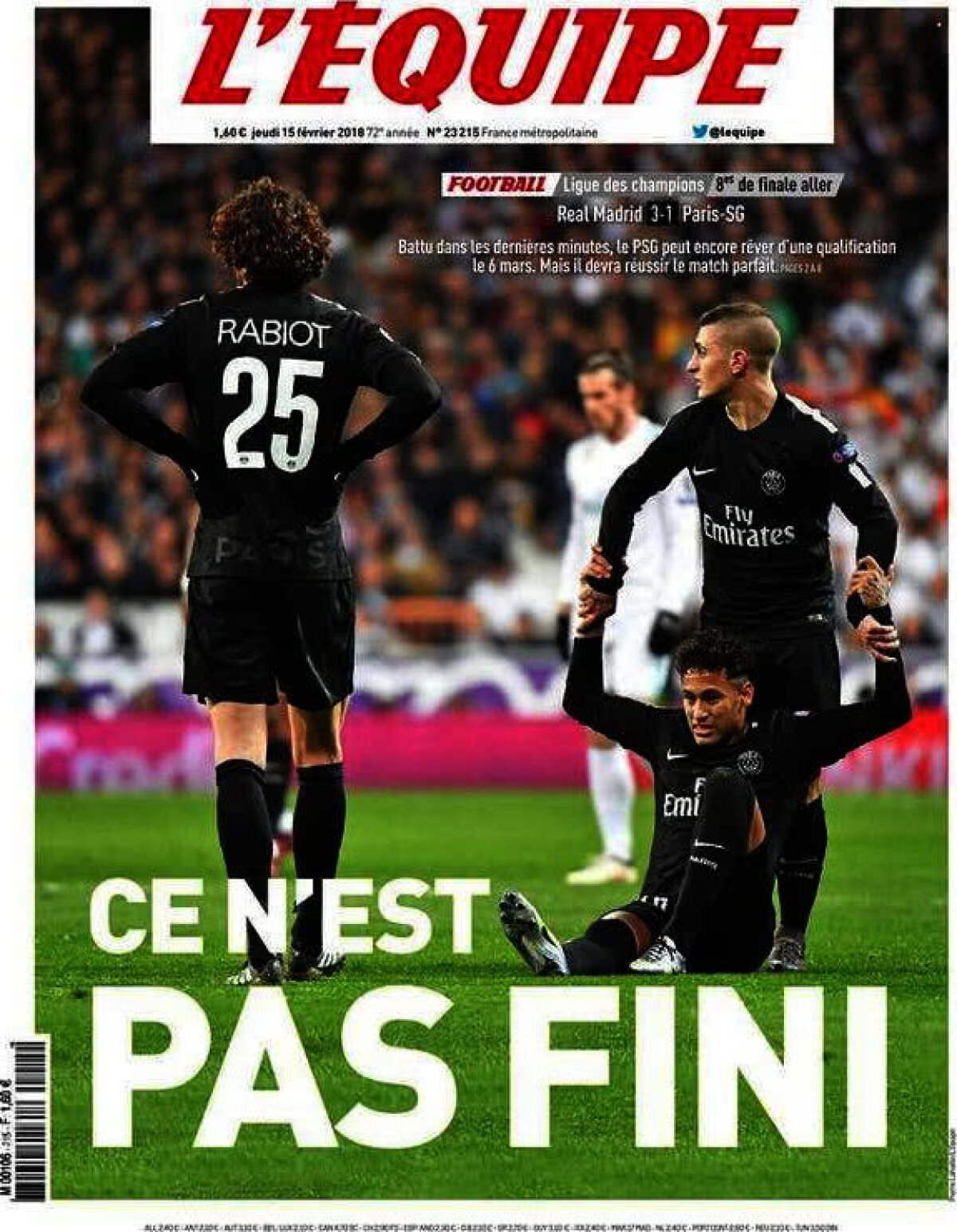 Ce scriu azi ziarele de sport din lume (15 februarie 2018)