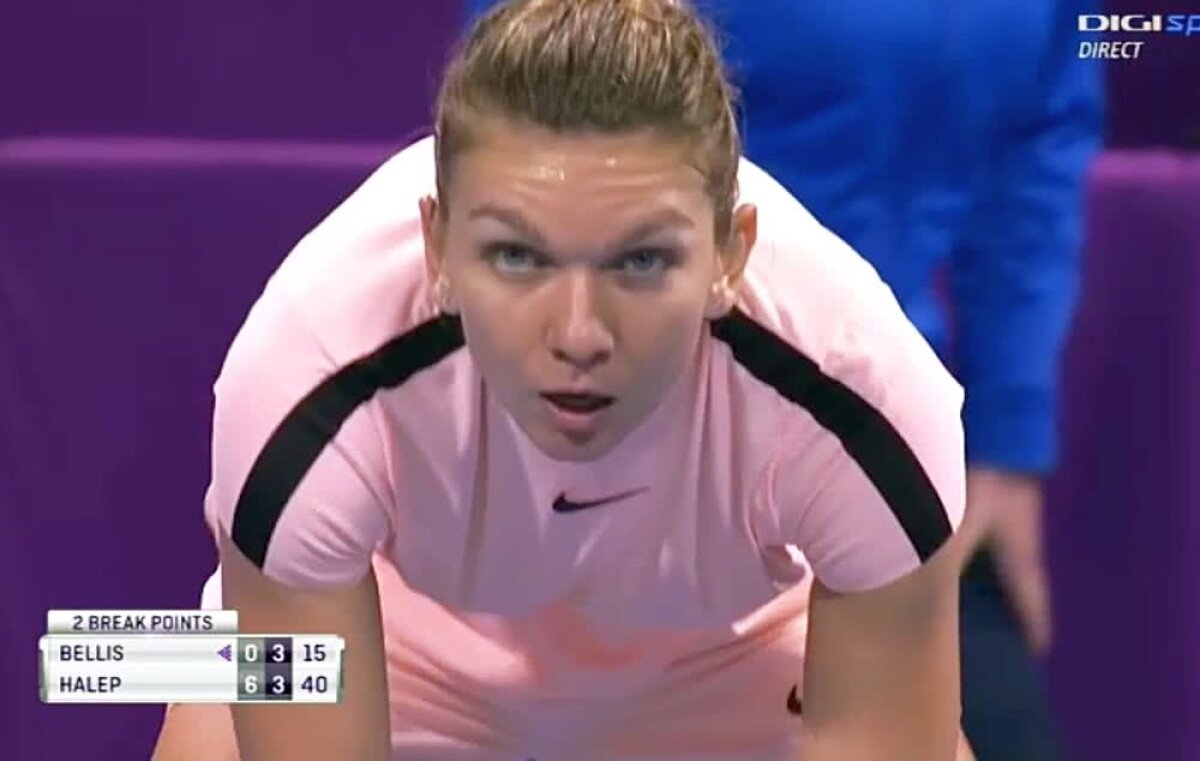 SIMONA HALEP - CATHERINE BELLIS // Bravo, Simona! După o luptă crâncenă cu "CiCi" Bellis în setul 2, Halep merge în semifinale la Doha! Cu cine joacă