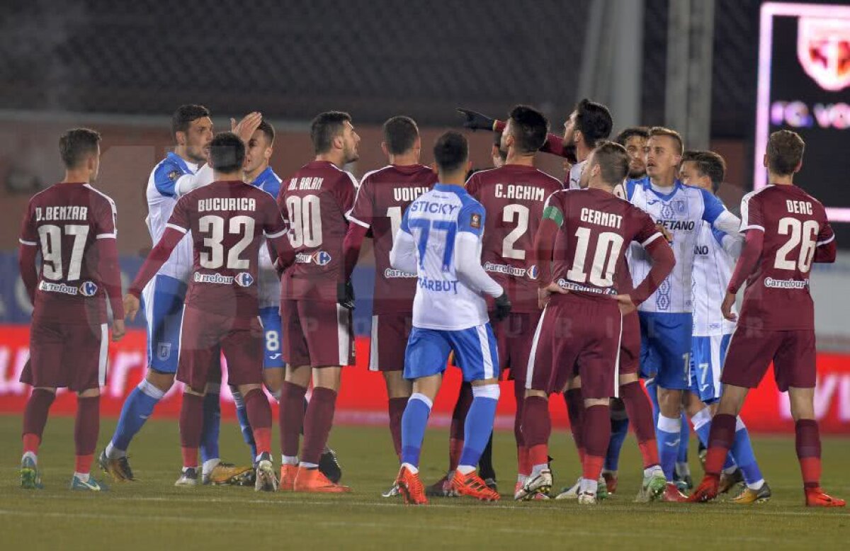 VIDEO+FOTO Scandal la FC Voluntari - U Craiova! Centralul a dictat penalty, dar asistentul l-a convins să-l anuleze + Decizia specialistului