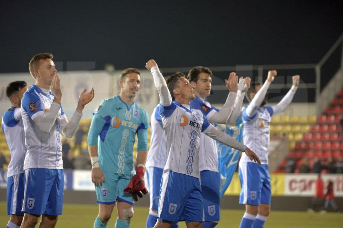 VIDEO+FOTO Oltenii din tribune au făcut spectacol cu jucătorii la meciul cu FC Voluntari