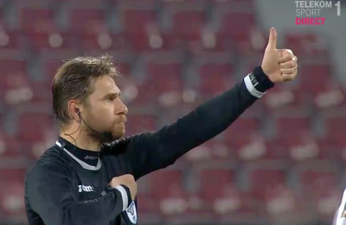 VIDEO + FOTO Recital al lui Tudor după ce a întors corect o decizie a asistentului! Reacția genială a unui fotbalist de la Astra :D